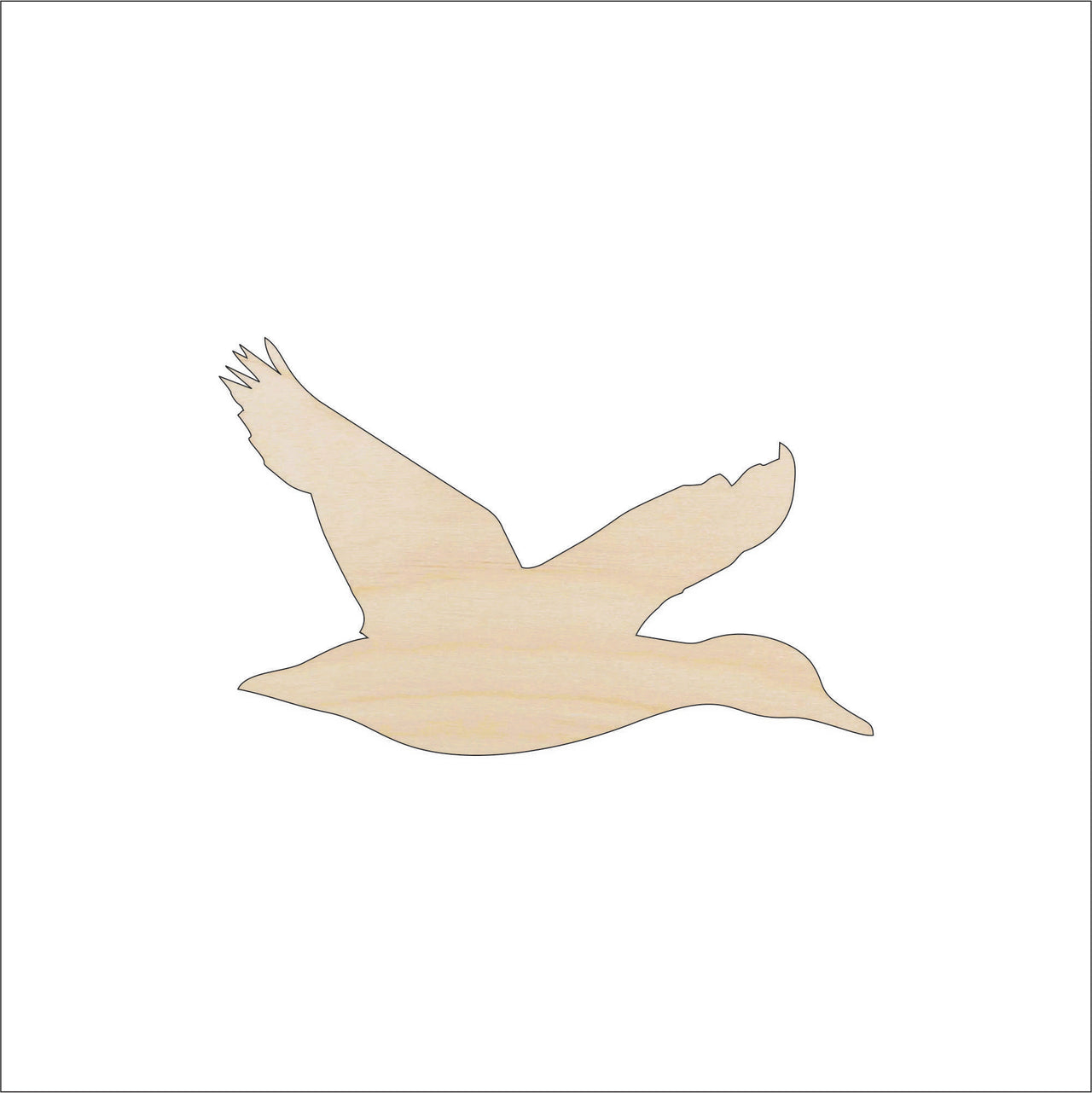 Bird Wood Craft Shape - Laser Cut Baltic Birch Unfinished DIY Wood Art Supplies BRD92 - The Wood Shape Store