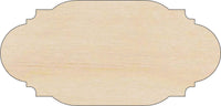 Plaque Wood Craft Shape - Laser Cut Baltic Birch Unfinished DIY Wood Art Supplies BSC53 - The Wood Shape Store