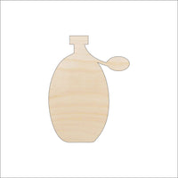Perfume Bottle Wood Craft Shape - Laser Cut Baltic Birch Unfinished DIY Wood Art Supplies BTY27 - The Wood Shape Store