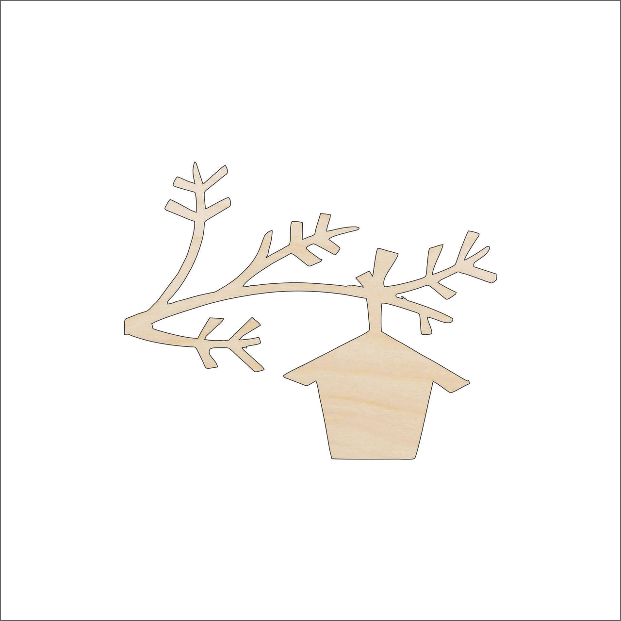 Birdhouse Wood Craft Shape - Laser Cut Baltic Birch Unfinished DIY Wood Art Supplies CAG10 - The Wood Shape Store