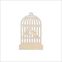 Birdcage Wood Craft Shape - Laser Cut Baltic Birch Unfinished DIY Wood Art Supplies CAG14 - The Wood Shape Store