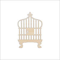 Birdcage Wood Craft Shape - Laser Cut Baltic Birch Unfinished DIY Wood Art Supplies CAG1 - The Wood Shape Store