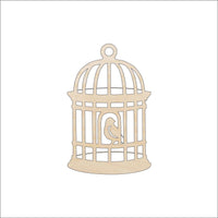 Birdcage Wood Craft Shape - Laser Cut Baltic Birch Unfinished DIY Wood Art Supplies CAG2 - The Wood Shape Store