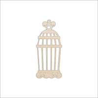Birdcage Wood Craft Shape - Laser Cut Baltic Birch Unfinished DIY Wood Art Supplies CAG8 - The Wood Shape Store