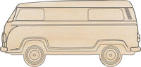 Bus Wood Craft Shape - Laser Cut Baltic Birch Unfinished DIY Wood Art Supplies CAR149 - The Wood Shape Store