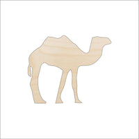 Camel Wood Craft Shape - Laser Cut Baltic Birch Unfinished DIY Wood Art Supplies CML2 - The Wood Shape Store