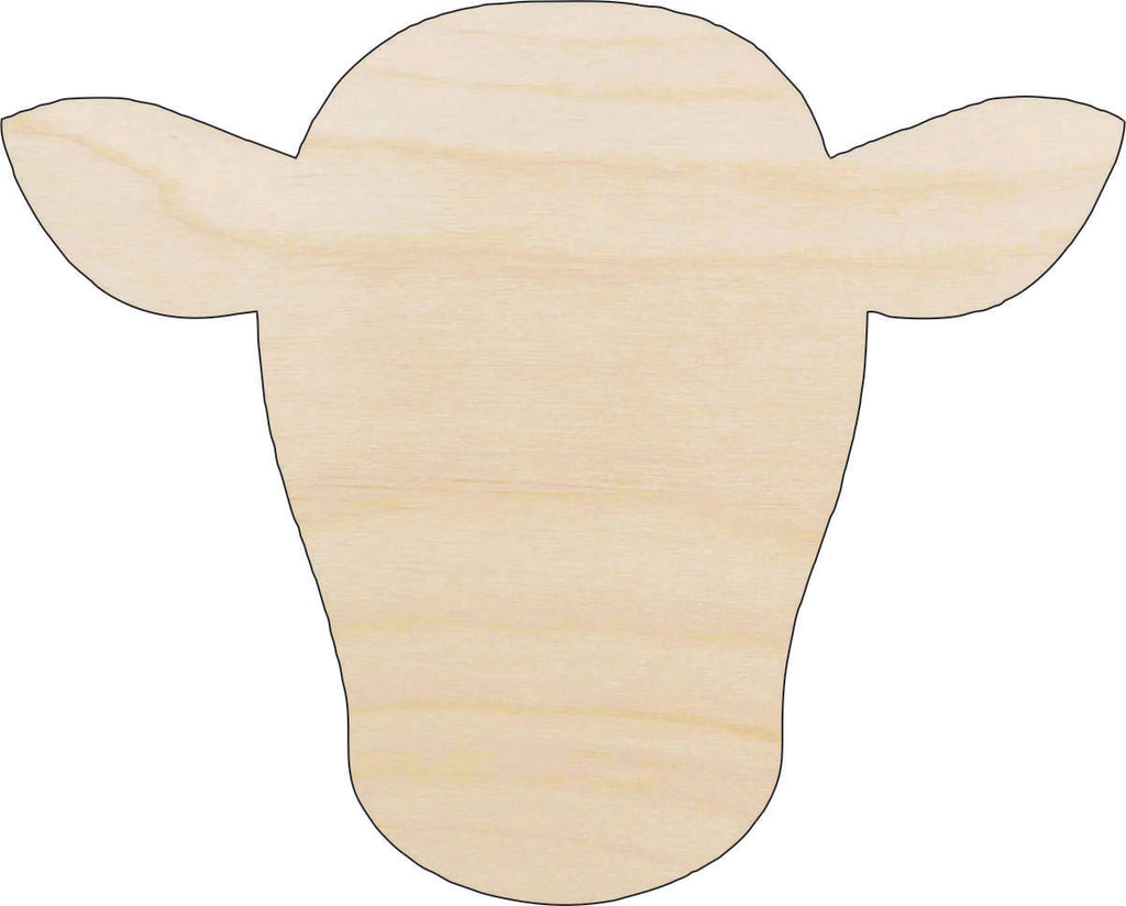 Cow - Laser Cut Out Unfinished Wood Craft Shape COW33