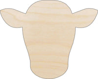 Cow Wood Craft Shape - Laser Cut Baltic Birch Unfinished DIY Wood Art Supplies COW33 - The Wood Shape Store