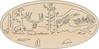 Deer Wood Craft Shape Laser Cut Out & Unfinished DIY Craft Supply DER79 - The Wood Shape Store