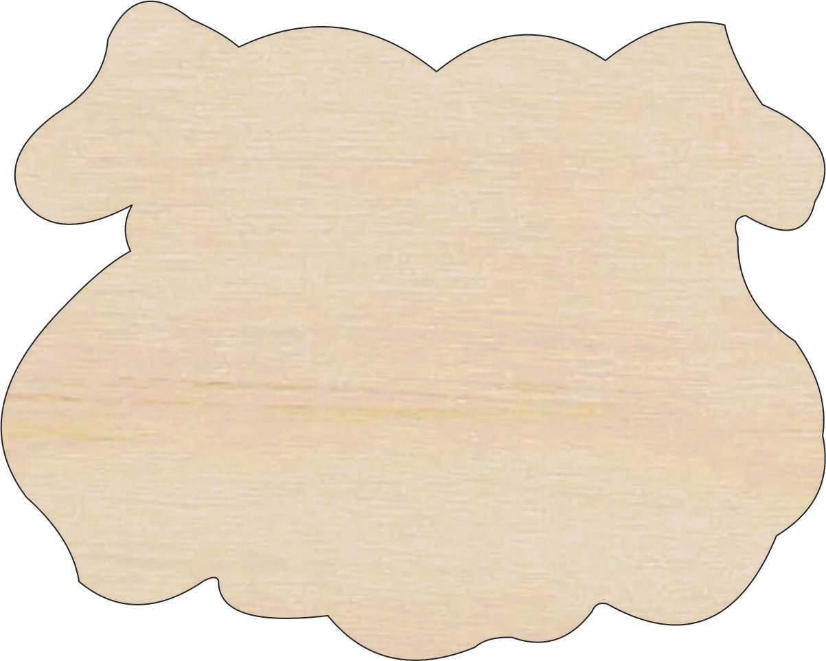 Dog Wood Craft Shape - Laser Cut Baltic Birch Unfinished DIY Wood Art Supplies DOG170 - The Wood Shape Store