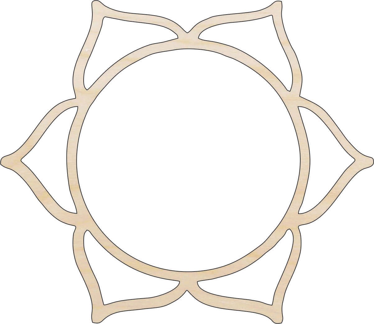 Design Wood Craft Shape - Laser Cut Baltic Birch Unfinished DIY Wood Art Supplies DSN146 - The Wood Shape Store