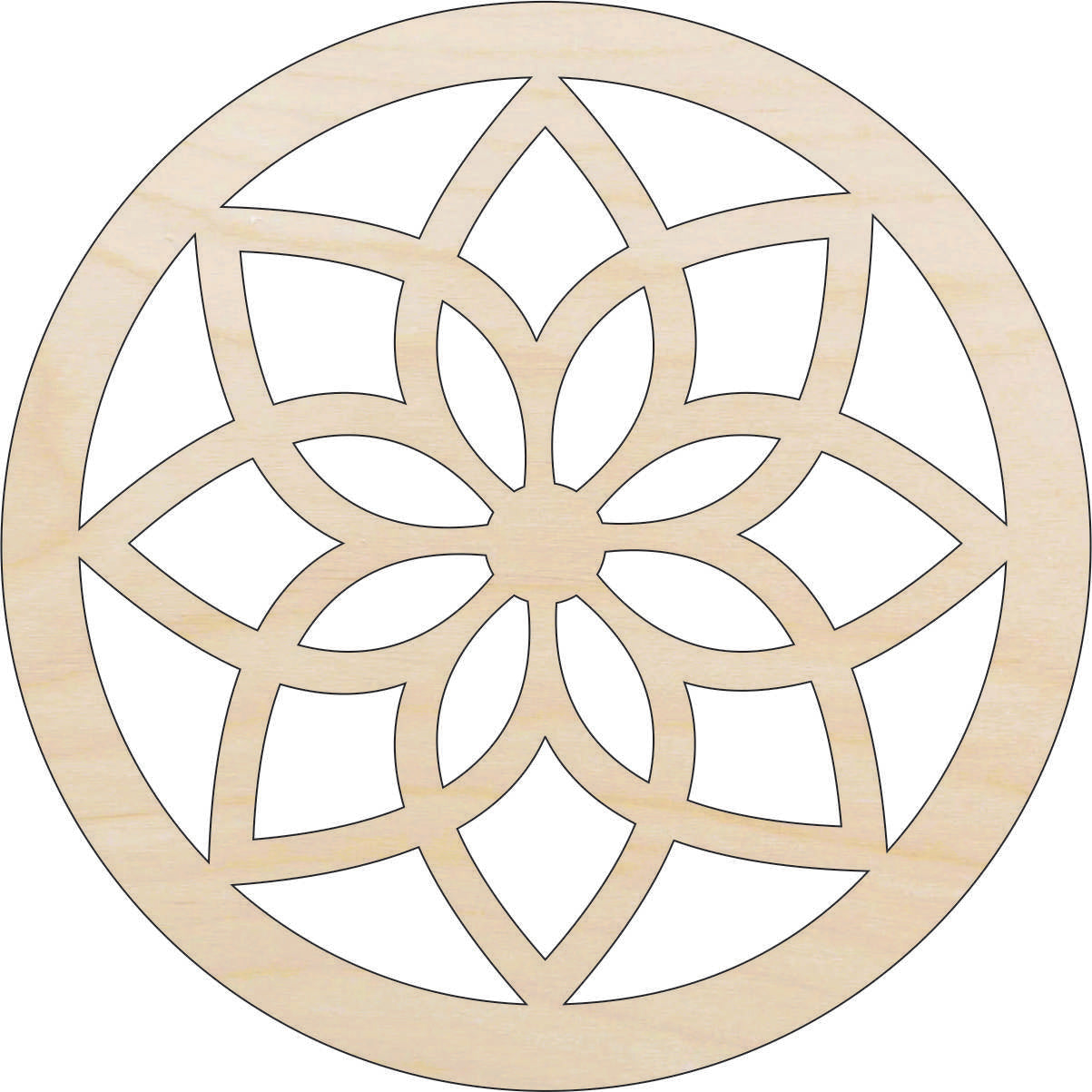 Design - Laser Cut Out Unfinished Wood Craft Shape DSN152 Design - Laser Cut Out Unfinished Wood Craft Shape DSN152