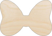 Bow Wood Craft Shape Laser Cut Baltic Birch Unfinished DIY Wood Art Supplies DSY118 - The Wood Shape Store