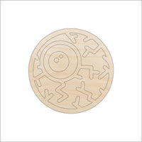 Bloodshot Eye Wood Craft Shape - Laser Cut Baltic Birch Unfinished DIY Wood Art Supplies FAL247 - The Wood Shape Store