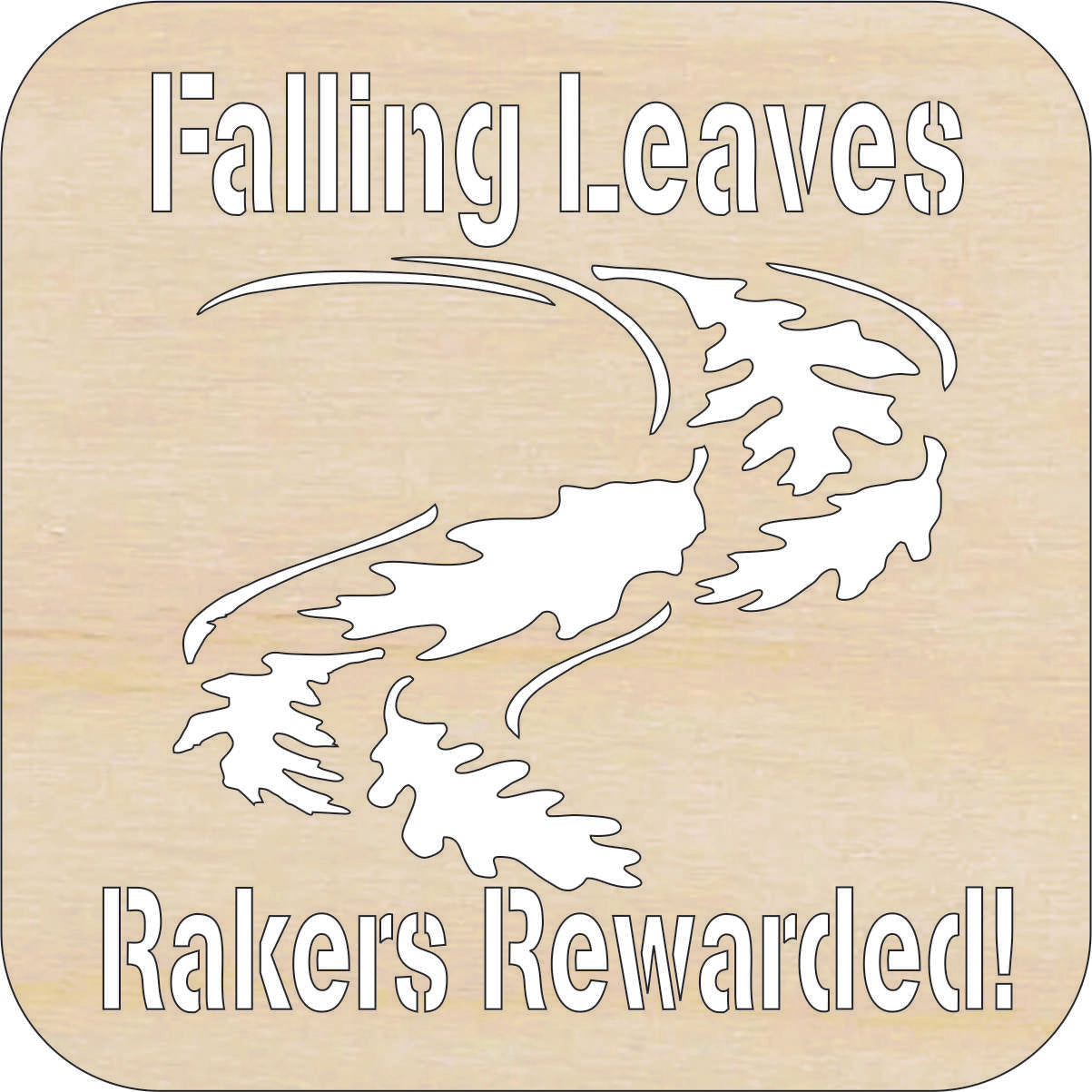 Sign Fall- Laser Cut Out Unfinished Wood Craft Shape FAL281 Sign Fall- Laser Cut Out Unfinished Wood Craft Shape FAL281