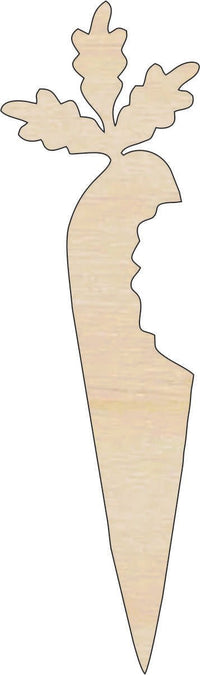 Carrot Wood Craft Shape – Laser Cut Baltic Birch Unfinished DIY Wood Art Supplies FOD130 - The Wood Shape Store