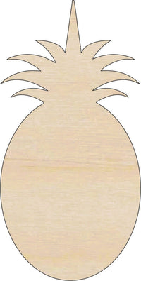 Pineapple Wood Craft Shape Laser Cut Out and Unfinished DIY Craft Supply FOD226 - The Wood Shape Store