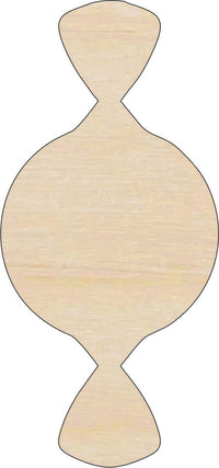 Candy Wood Craft Shape - Laser Cut Baltic Birch Unfinished DIY Wood Art Supplies FOD228 - The Wood Shape Store