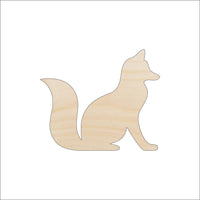 Fox Wood Craft Shape - Laser Cut Baltic Birch Unfinished DIY Wood Art Supplies FOX16 - The Wood Shape Store