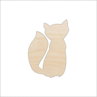 Fox Wood Craft Shape - Laser Cut Baltic Birch Unfinished DIY Wood Art Supplies FOX26 - The Wood Shape Store