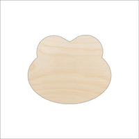 Frog Wood Craft Shape - Laser Cut Baltic Birch Unfinished DIY Wood Art Supplies FRG13 - The Wood Shape Store