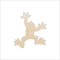 Frog Wood Craft Shape - Laser Cut Baltic Birch Unfinished DIY Wood Art Supplies FRG20 - The Wood Shape Store