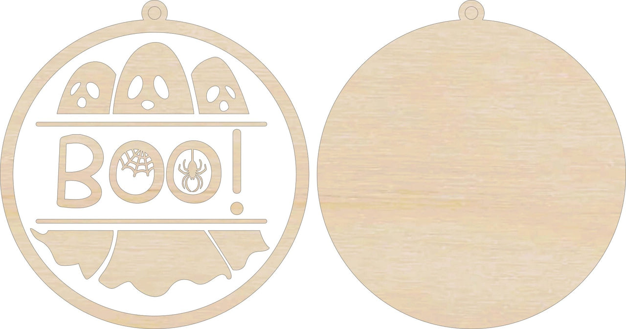 Halloween 3D Laser Cut Door Sign – Baltic Birch Wood Craft Supplies | DIY Kit HA100 - The Wood Shape Store