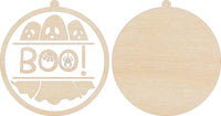 Halloween 3D Laser Cut Door Sign – Baltic Birch Wood Craft Supplies | DIY Kit HA100 - The Wood Shape Store