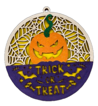 Halloween 3D Door Sign Laser Cut – Baltic Birch Wood Craft Supplies | DIY Kit HA102 - The Wood Shape Store