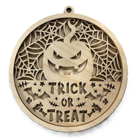 Halloween 3D Door Sign Laser Cut – Baltic Birch Wood Craft Supplies | DIY Kit HA102 - The Wood Shape Store