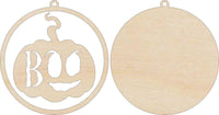 Halloween 3D Laser Cut Door Sign – Baltic Birch Wood Craft Supplies | DIY Kit HA106 - The Wood Shape Store