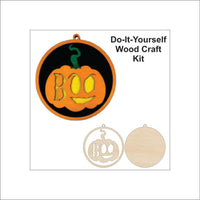 Halloween 3D Laser Cut Door Sign – Baltic Birch Wood Craft Supplies | DIY Kit HA106 - The Wood Shape Store