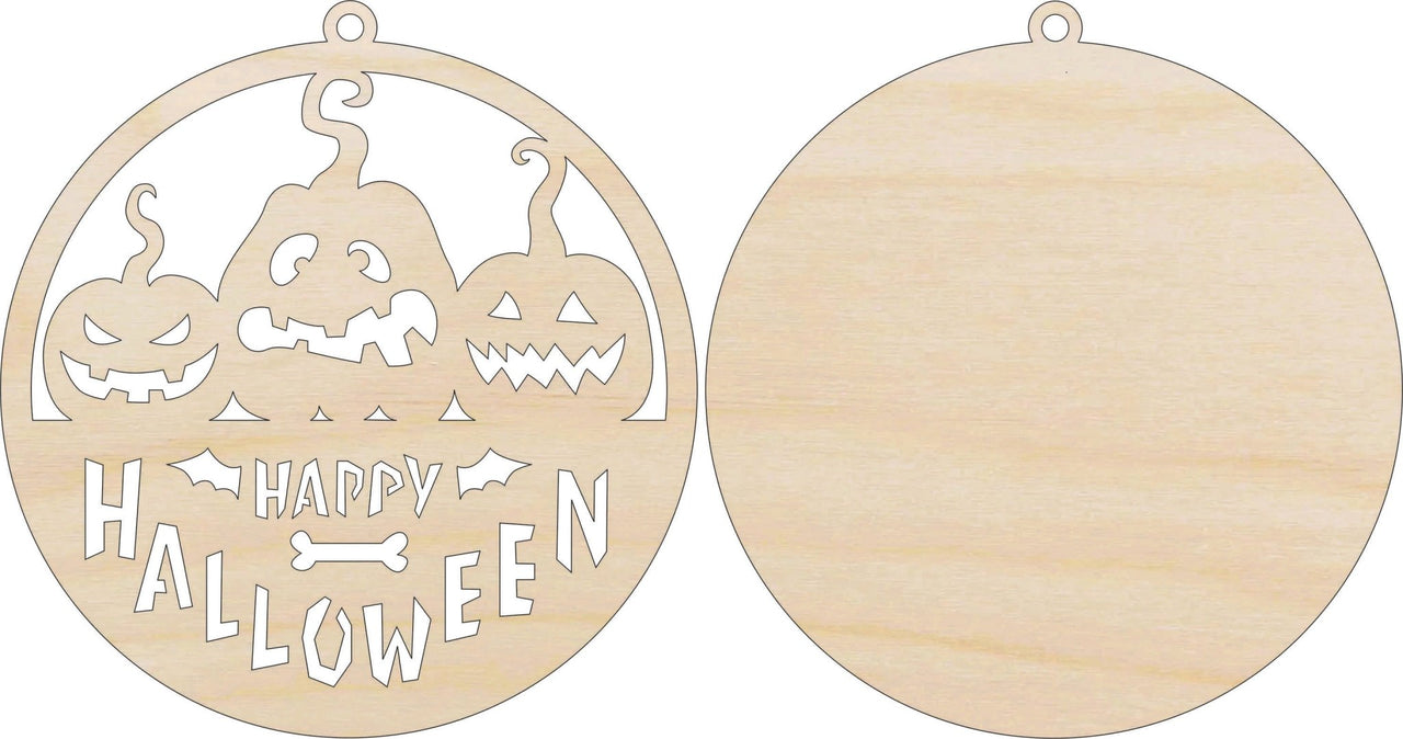 Halloween 3D Laser Cut Door Sign – Baltic Birch Wood Craft Supplies | DIY Kit HA107 - The Wood Shape Store