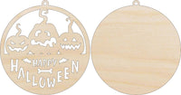 Halloween 3D Laser Cut Door Sign – Baltic Birch Wood Craft Supplies | DIY Kit HA107 - The Wood Shape Store
