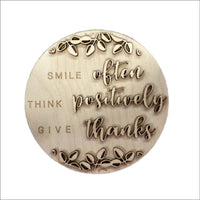 Smile 3D Laser Cut Door Sign – Baltic Birch Wood Craft Supplies | DIY Kit HM101 - The Wood Shape Store