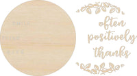 Smile 3D Laser Cut Door Sign – Baltic Birch Wood Craft Supplies | DIY Kit HM101 - The Wood Shape Store