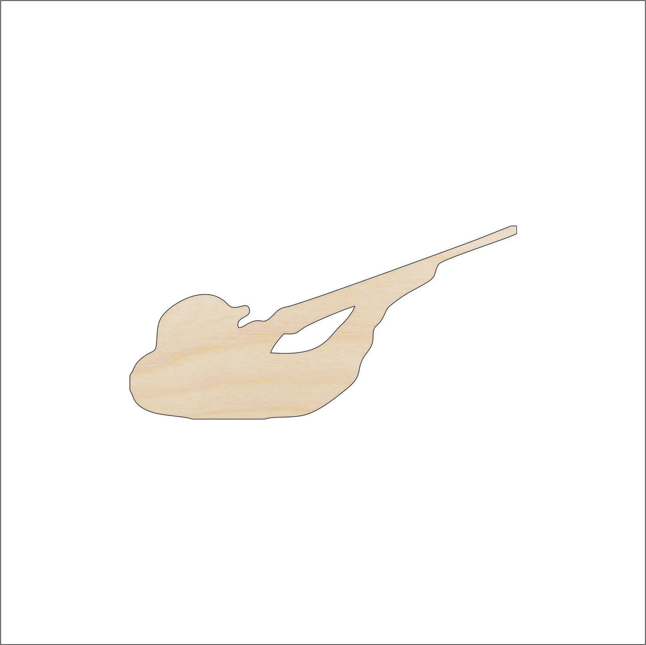Hunter Wood Craft Shape - Laser Cut Baltic Birch Unfinished DIY Wood Art Supplies HNT22 - The Wood Shape Store