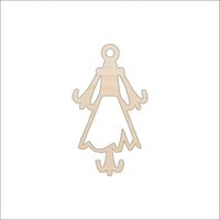 Fishing Hook Wood Craft Shape - Laser Cut Baltic Birch Unfinished DIY Wood Art Supplies HNT6 - The Wood Shape Store