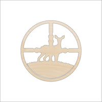 Deer Wood Craft Shape - Laser Cut Baltic Birch Unfinished DIY Wood Art Supplies HNT7 - The Wood Shape Store