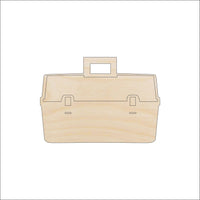 Tackle Box Wood Craft Shape - Laser Cut Baltic Birch Unfinished DIY Wood Art Supplies HNT8 - The Wood Shape Store