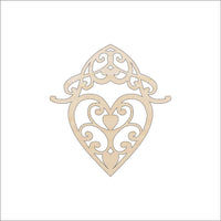 Heart Wood Craft Shape - Laser Cut Baltic Birch Unfinished DIY Wood Art Supplies HRT18 - The Wood Shape Store