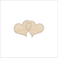 Heart Wood Craft Shape - Laser Cut Baltic Birch Unfinished DIY Wood Art Supplies HRT21 - The Wood Shape Store