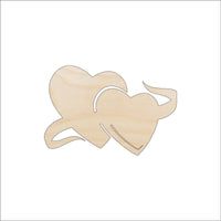 Heart Wood Craft Shape - Laser Cut Baltic Birch Unfinished DIY Wood Art Supplies HRT5 - The Wood Shape Store