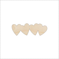 Heart Wood Craft Shape - Laser Cut Baltic Birch Unfinished DIY Wood Art Supplies HRT7 - The Wood Shape Store