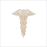 Medical Symbol Wood Craft Shape - Laser Cut Baltic Birch Unfinished DIY Wood Art Supplies MED2 - The Wood Shape Store