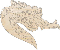 Dragon Wood Craft Shape Laser Cut Out and Unfinished DIY Craft Supply MYTH160 - The Wood Shape Store