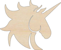 Unicorn Wood Craft Shape Laser Cut Out and Unfinished DIY Craft Supply MYTH161 - The Wood Shape Store