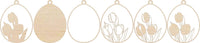 Easter 3D Laser Cut Ornament – Baltic Birch Wood Craft Supplies | DIY Wood Ornament Kit ES59 - The Wood Shape Store