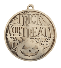 Pumpkin 3D Laser Cut Ornament – Baltic Birch Wood Craft Supplies | DIY Wood Ornament Kit HA21 - The Wood Shape Store