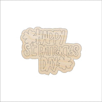St. Patrick's Day Wood Craft Shape - Laser Cut Baltic Birch Unfinished DIY Art Supplies PAT11 - The Wood Shape Store